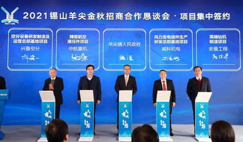錫山羊尖鎮金秋招商合作懇談會10個項目集中簽約