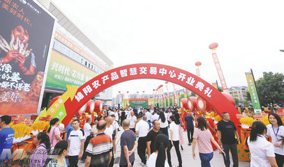 川內首個智慧農批市場在綿正式開業